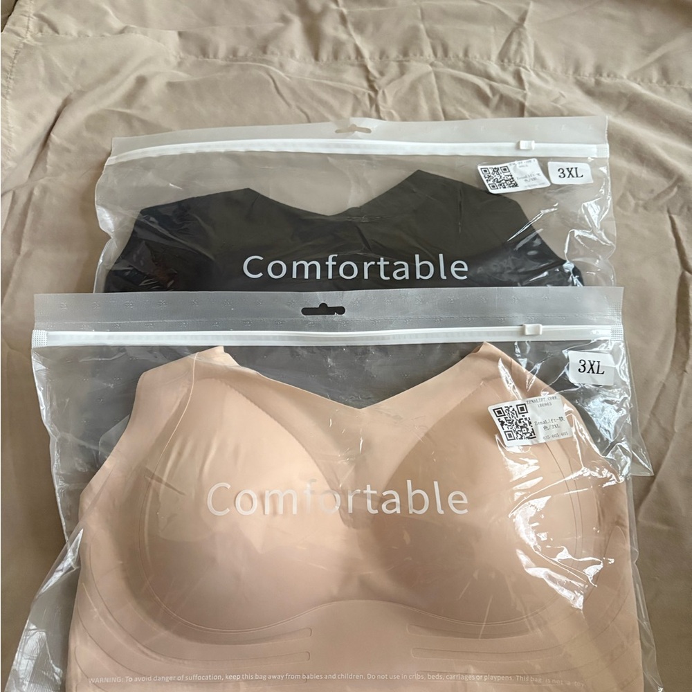 Full-Coverage Bras Black and Tan Intimates